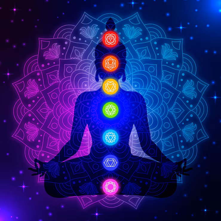 Flujo de energía de los chakras